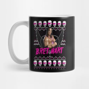 Bret Hart Christmas Ugly Mug